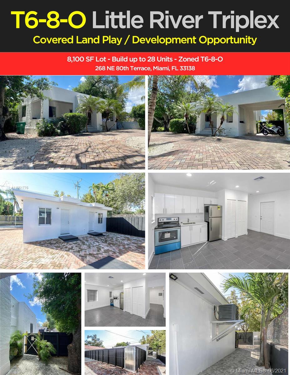 A Vendre_A louer. Annonces immobilieres Miami - Property Residential - A11051776 - 268 NE 80th Ter, Miami FL 33138